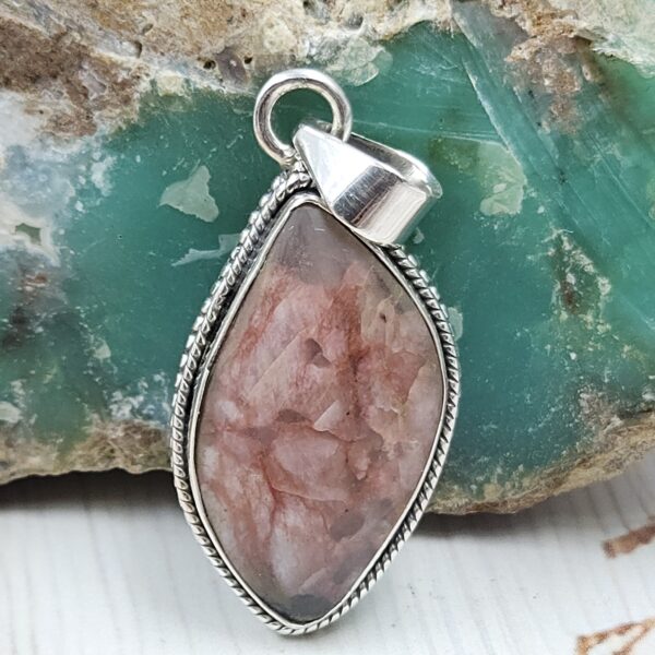 Ruby 1.25" 925 Sterling Silver Pendant (REXT53-15)