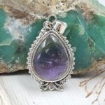 Ametrine 1.5" 925 Sterling Silver Pendant (REXT107-47)