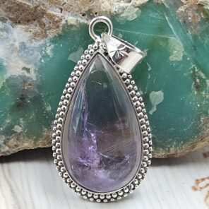 Ametrine 1.5" 925 Sterling Silver Pendant (REXT107-44)
