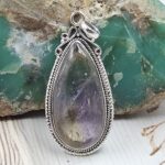 Ametrine 1.5" 925 Sterling Silver Pendant (REXT107-39)