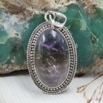 Ametrine 1.5" 925 Sterling Silver Pendant (REXT107-37)