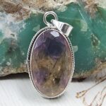 Ametrine 1.5" 925 Sterling Silver Pendant (REXT107-35)