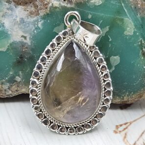 Ametrine 1.5" 925 Sterling Silver Pendant (REXT107-30)
