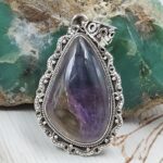 Ametrine 1.5" 925 Sterling Silver Pendant (REXT107-29)