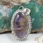Ametrine 1.5" 925 Sterling Silver Pendant (REXT107-20)