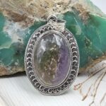 Ametrine 1.5" 925 Sterling Silver Pendant (REXT107-19)