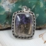 Ametrine 1.25" 925 Sterling Silver Pendant (REXT107-13)
