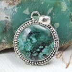 Sakota Emerald 1.25" 925 Sterling Silver Ring (REXT53-105)