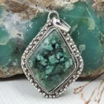 Sakota Emerald 1.25" 925 Sterling Silver Ring (REXT53-107)