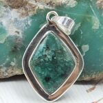 Sakota Emerald 1.5" 925 Sterling Silver Ring (REXT53-86)