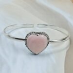 Pink Queen Conch 925 Sterling Silver Bracelet (RS69-35)