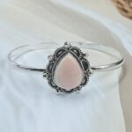 Pink Queen Conch 925 Sterling Silver Bracelet (RS69-44)