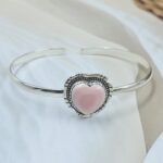 Pink Queen Conch 925 Sterling Silver Bracelet (RS69-39)