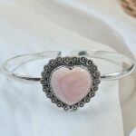 Pink Queen Conch 925 Sterling Silver Bracelet (RS69-37)