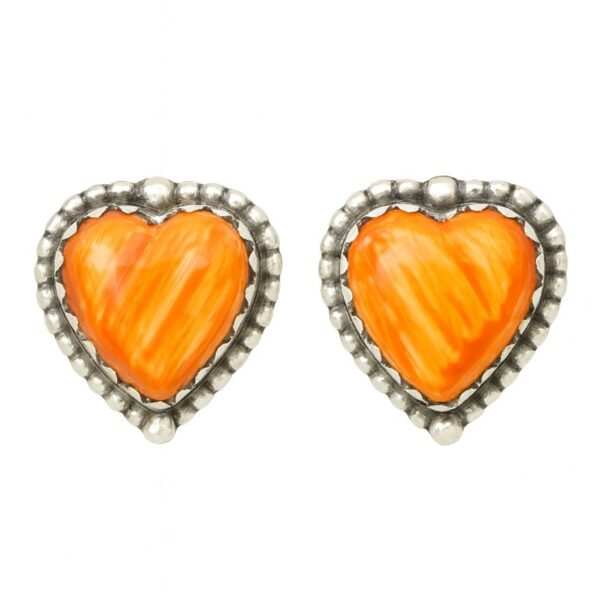 Spiny Oyster Shell 925 Sterling Silver Stud Earring (REXT61-154)