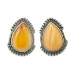 Spiny Oyster Shell 925 Sterling Silver Stud Earring (REXT61-153)