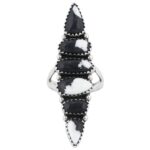 White Buffalo Turquoise 925 Sterling Silver Ring (RS111-365)