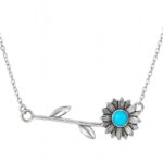Kingman Turquoise 18" 925 Sterling Silver Southwest Necklace (REXT120-5)