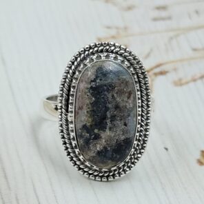 Eudialyte US 8 925 Sterling Silver Ring (REXT19-228)