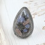 Porcelain Jasper US 10 925 Sterling Silver Ring (REXT19-224)