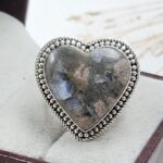 Porcelain Jasper US 8 925 Sterling Silver Ring (REXT19-221)