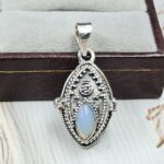 Ethiopian Opal 925 Sterling Silver Poison Box Pendant (REXT124-5)