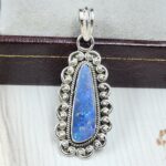 Australian Opal 1.25" 925 Sterling Silver Pendant (REXT21-67)