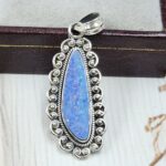 Australian Opal 1.25" 925 Sterling Silver Pendant (REXT21-69)