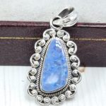 Australian Opal 1.25" 925 Sterling Silver Pendant (REXT21-81)