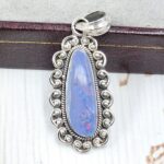 Australian Opal 1.25" 925 Sterling Silver Pendant (REXT21-84)