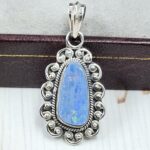Australian Opal 1.25" 925 Sterling Silver Pendant (REXT21-65)