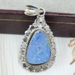 Australian Opal 1.25" 925 Sterling Silver Pendant (REXT21-127)