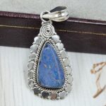 Australian Opal 1.25" 925 Sterling Silver Pendant (REXT21-111)