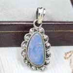 Australian Opal 1.25" 925 Sterling Silver Pendant (REXT21-106)