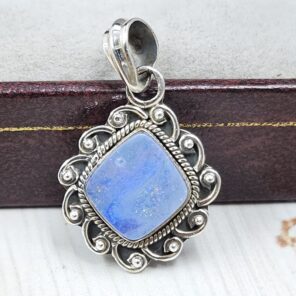 Australian Opal 1.25" 925 Sterling Silver Pendant (REXT21-101)