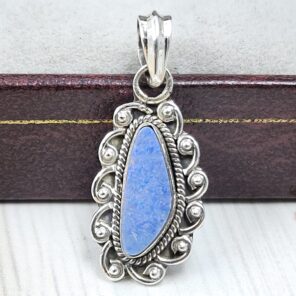 Australian Opal 1.25" 925 Sterling Silver Pendant (REXT21-96)