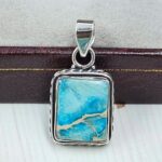 Sea Sediment Jasper 1" 925 Sterling Silver Pendant (RS12-249)