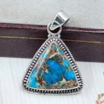 Sea Sediment Jasper 1" 925 Sterling Silver Pendant (RS12-253)