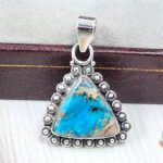 Sea Sediment Jasper 1" 925 Sterling Silver Pendant (RS12-260)