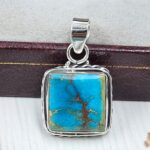 Sea Sediment Jasper 1" 925 Sterling Silver Pendant (RS12-261)