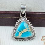 Sea Sediment Jasper 1" 925 Sterling Silver Pendant (RS12-262)
