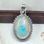Sea Sediment Jasper 1.25" 925 Sterling Silver Pendant (RS12-264)