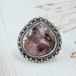 Orthoclase Feldspar Size US 7 925 Sterling Silver Ring (RS17-584)
