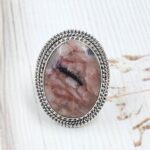 Orthoclase Feldspar Size US 7 925 Sterling Silver Ring (RS17-583)