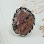 Orthoclase Feldspar Size US 7 925 Sterling Silver Ring (RS17-585)