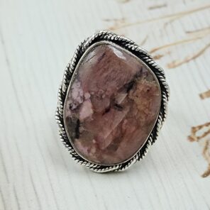 Orthoclase Feldspar Size US 7 925 Sterling Silver Ring (RS17-585)