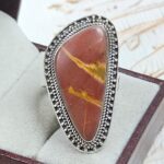 Imperial Jasper Size US 10 925 Sterling Silver Ring (REXT123-38)