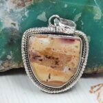 Imperial Jasper 1" 925 Sterling Silver Pendant (REXT22-84)
