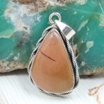 Imperial Jasper 1.5" 925 Sterling Silver Pendant (REXT22-102)
