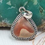 Imperial Jasper 1" 925 Sterling Silver Pendant (REXT22-103)